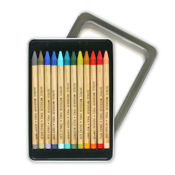 Tim Holtz　ティムホルツ　ディストレスマーカー　水性ペン　太さ2種類 Amazon.co.jp: Ranger Tim Holtz Distress Mini Ink Pad Kits #4
