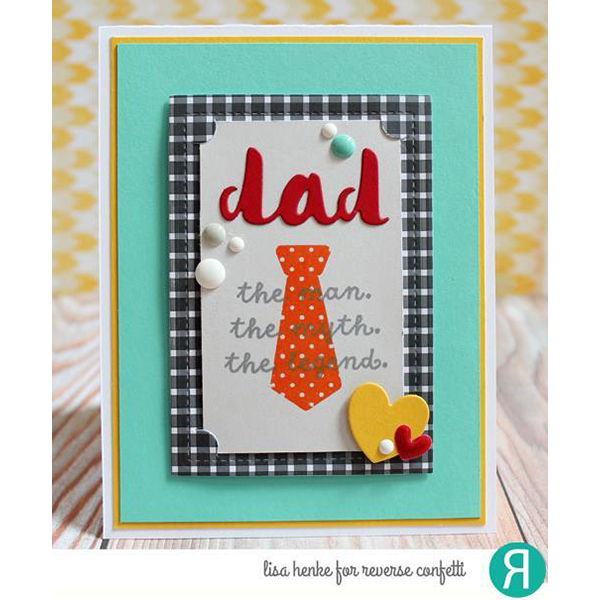 リバースコンフェッティ/Reverse Confetti】クリアスタンプ - TIE-RIFIC