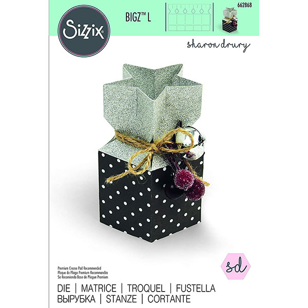 ★在庫限りで販売終了★【シジックス/Sizzix】【Bigz】ダイ - Christmas Favour Box