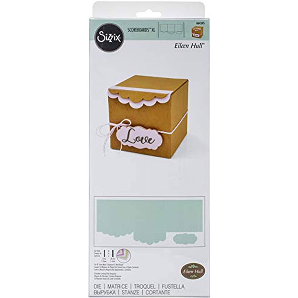 シジックス/Sizzix】【ScoreBoards】ダイ - Box Gift with Scallop Edges