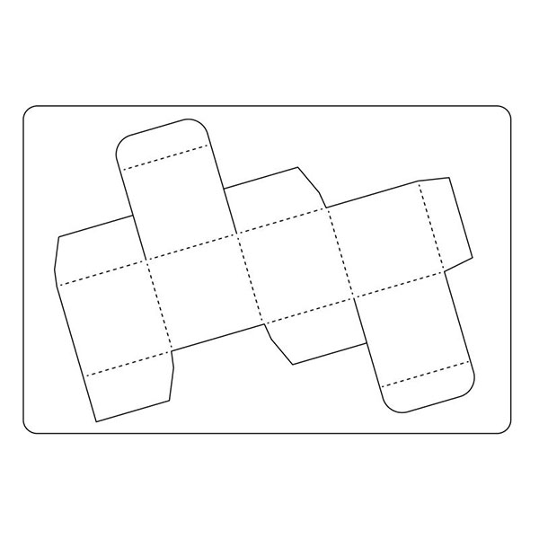 ★在庫限りで販売終了★【シジックス/Sizzix】【Bigz】ダイ - Cube - 1 5/8