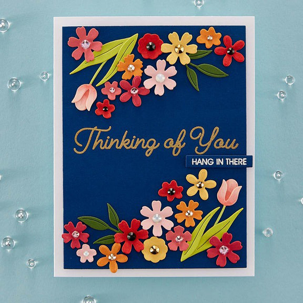 スペルバインダーズ Butterfliesカッティングダイ #987 スペルバインダーズ/Spellbinders】ダイ - Umbrella Bloom