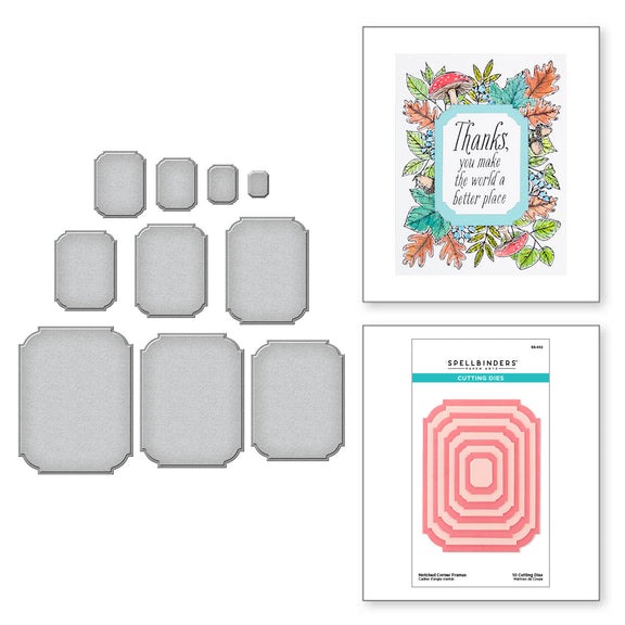 スペルバインダーズ/Spellbinders】ダイ - Notched Corner Frames