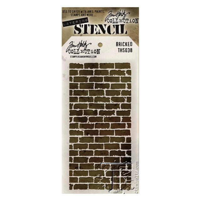 ティムホルツ/Tim Holtz】ステンシル - Bricked