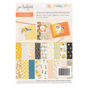 アメリカンクラフト 6×8インチペーパーパッド - [Reaching Out]  - Gold Foil