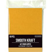 アメリカンクラフト 封筒- A2 Envelopes Smooyh Kraft(50pk)