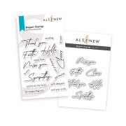 アルテニュー Elegant Sayings Stamp & Die Bundle