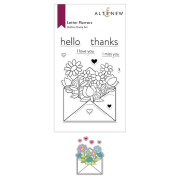 アルテニュー Letter Flowers Stamp & Die Bundle