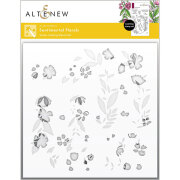 アルテニュー Sentimental Florals Simple Coloring Stencil Set (2 in 1)