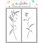 アルテニュー Tall Foliage Simple Coloring Stencil Set