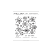 コンコード＆ナインス Snowflake Season Easy Repeat Background