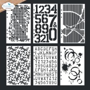 エリザベスクラフトデザイン Planner Stencils 4