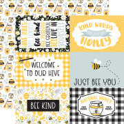 エコパーク  [Bee Happy]6x4 Journaling Cards