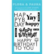 フローラ＆フォーナ STACKED BIRTHDAY WORD