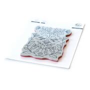 ピンクフレッシュスタジオ Folk Art Birds cling stamp