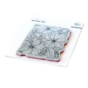 ピンクフレッシュスタジオ Floral Focus cling stamp