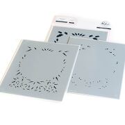 ピンクフレッシュスタジオ Happy Holidays Circle Frame layering stencil