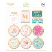 ピンクフレッシュスタジオ ウッドアクセントステッカー - ［Happy Heart］Wood Accent Stickers