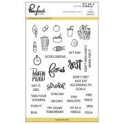 ピンクフレッシュスタジオ クリアスタンプ