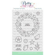 プリティピンクポッシュ Seashell Wreath