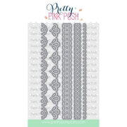 プリティピンクポッシュ Doily Borders