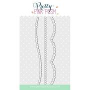 プリティピンクポッシュ Scallop Borders