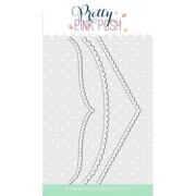 プリティピンクポッシュ Scallop Borders 2