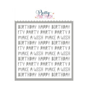 プリティピンクポッシュ Birthday Words