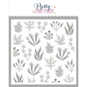 プリティピンクポッシュ Layered Coral Stencils (2 Pack)