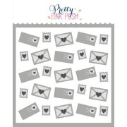プリティピンクポッシュ Layered Letters Stencils (3 Pack)