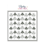 プリティピンクポッシュ Layered Shamrocks Stencils (2 Pack)