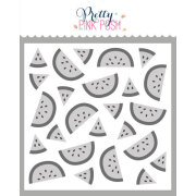 プリティピンクポッシュ Layered Watermelon Stencils