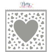 プリティピンクポッシュ Scattered Hearts Frame