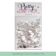 プリティピンクポッシュ Sparkling Clear Confetti Mix