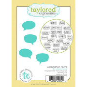 テイラードエクスプレッション Exclamation Points Die & Clear Combo