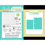 テイラードエクスプレッション Love Letters Stamp & Die Combo