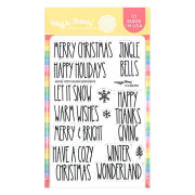 ワッフルフラワー Cozy Holiday Sentiments