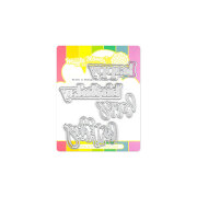 ワッフルフラワー Print & Script Happy Birthday