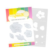 ワッフルフラワー Layered Flower Duo Die-n-stencil