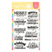 ワッフルフラワー Family Christmas Sentiments
