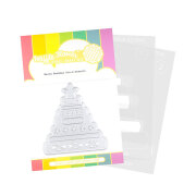 ワッフルフラワー Merry Bookmas Die-n-stencil