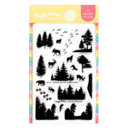 ワッフルフラワー Postage Collage Forest Sunset