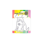 ワッフルフラワー Dog Silhouette