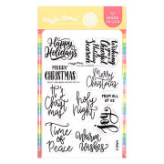 ワッフルフラワー Open Book Holiday Sayings