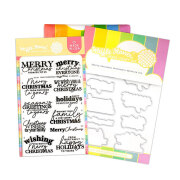 ワッフルフラワー Family Christmas Sentiments Combo