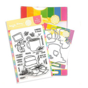 紫陽花 ダイ クリアスタンプ セット スクラップブッキング アルバム 紫陽花 ダイ クリアスタンプ セット スクラップブッキング アルバム