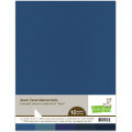 ローンフォーン textured canvas cardstock - blue