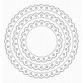 マイフェイバリットシングス Stitched Eyelet Lace Circle STAX