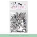 プリティピンクポッシュ Metallic Silver Confetti Mix