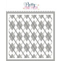 プリティピンクポッシュ Layered Argyle Stencils (3 Pack)